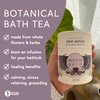 Moon Bath Botanical Bath Tea | New Moon Herbal Ayurvedic Bath Tea Soak w/Lavender, Jasmine & Chamomile for 2 Baths & Organic Body Care for Lunar Alignment | Made in USA