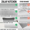 Zulay Premium Multi-purpose Stainless Steel Bench Scraper & Chopper, Easy to Read Etched Markings for Perfect Cuts, Quick & Easy Multi-use Dough Scraper, Dough Cutter & Pastry Scraper (Gray)