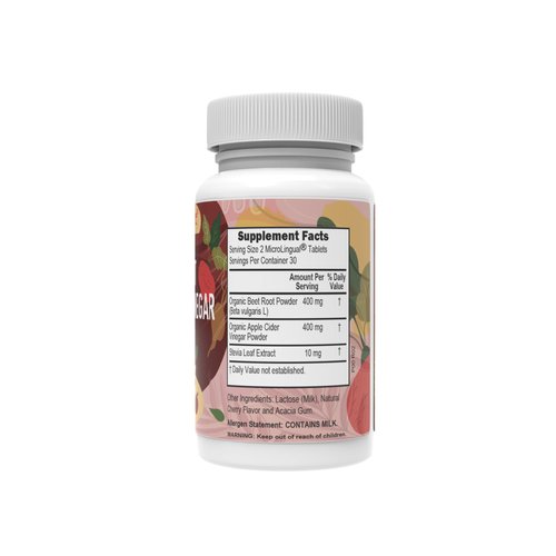 Superior Source Beet Root + Apple Cider Vinegar Clean Melts, 60 Instant Dissolving & Great Tasting Tablets, Nitric Oxide and Energy Booster, Immunity & Detox, Non-GMO