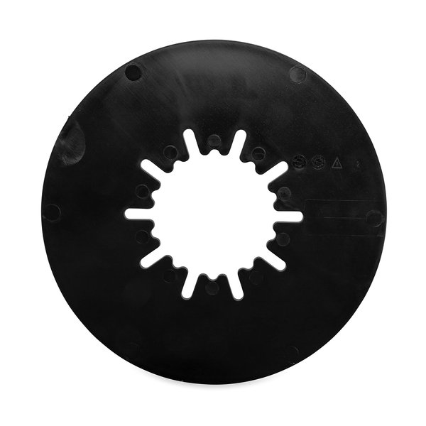 Camco RV Fifth Wheel Lube Plate | 8.25" Diameter | Easy Install | (44671), Black