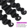 Loose Deep Wave Bundles Human Hair 14 16 18 Inch Brazilian Hair Bundles Loose Wave Unprocessed Virgin Hair Bundles 10A Bundles Human Hair Extensions