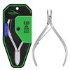 NGHIA Cuticle Nipper - D-04 JAW 14 | Stainless Steel | Durable and Sharp | Ergonomic Design | Grey Plated | Ideal for Salons and Home Use