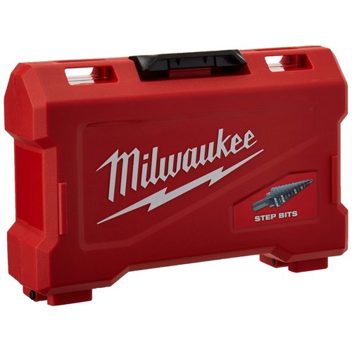 Step Drill Bit Set, Hss, 1/8-1-3/8 In, 4 Pc