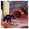 4Pcs Halloween Hair Clips Spider Hair Claw Clips Orange Purple Hair Accessories for Women Halloween Spider Hair Clip Cute Metal Decorative Hair Clips for Thick Thin Hair Styling Accessories