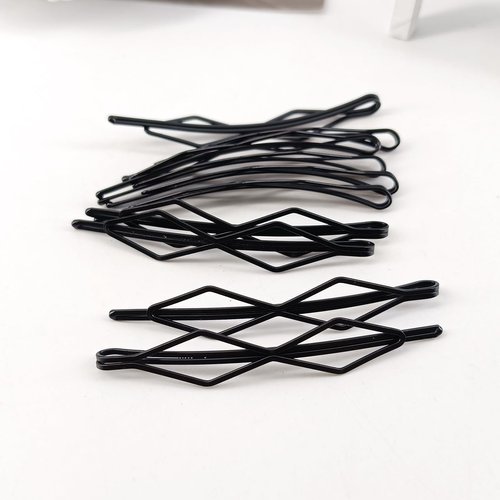 12Pcs Hair Clips Pins Black hair Clip for Women Girls DIY all hair types and all types Bobby Pins,Hair Accessories