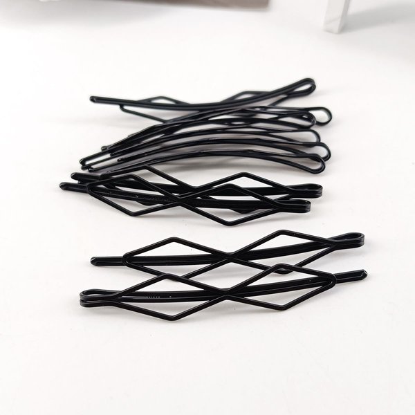 12Pcs Hair Clips Pins Black hair Clip for Women Girls DIY all hair types and all types Bobby Pins,Hair Accessories