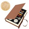 DND Wax Seal Stamp, Fantasy D20 Dice Wax Seal Kit, Ideal Gifts for Dungeons and Dragons/D&D Adventure Cards Envelopes, Gift Packaging. Great RPG Accessories Nerdy Gifts for DND Lovers, DM & Players