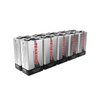 Tenergy 9V 600mAh Li-ion Rechargeable Batteries, 10 Pack