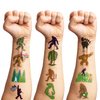 Bigfoot Jungle Temporary Tattoos Sasquatch Theme Birthday Party Decorations Favors Supplies Cute 90 PCS Monster Outdoor Tattoo Stickers Gifts for Boys Girls Kids Class School Prizes Carnival Christmas