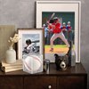 Anwenk Baseball Display Case 4Pack, Baseball Holder Case UV Protected Acrylic Cube Square Clear Official Baseball Autograph Display Case Memorabilia Display Box for Official Size Baseball