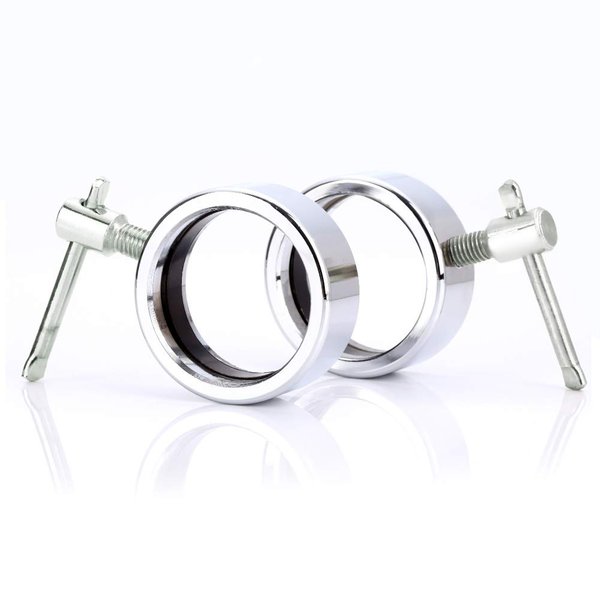 Fox Claw Olympic Barbell Collar for 2" Olympic Bar, Barbell Clamp Clips, Pair of Quick Release Stainless Steel Barbell Collars for Workout Weightlifting Fitness Pro Training