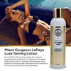 Miami Gorgeous Self Tanning Lotion LaPlaya Luxe Natural Best Self Tanner for Instant Bronzing Touch & Streak Free Tan, Best Bronzer Sunless Tanner Light Medium Gradual Tanner for Face and Body 8oz
