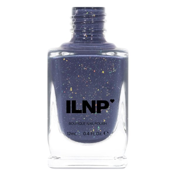 ILNP Starlight - Stormy Indigo Flakie Shimmer Nail Polish