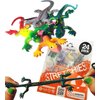 UpBrands 24 Painted Stretchy Lizards Toys 3 Inches Bulk Set, 4 Models, Kit for Birthday Party Favors for Kids, Goodie Bags, Easter Egg Basket Stuffers, Pinata Filler, Classroom Prizes