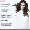 ARROJO Curl Enhancer – Curly Hair Gel for Soft, Fine Curls - Curl Gel w/ Amino Acids, Oat Proteins – Curl Enhancing Hair Products to Add Shapely Spring – Wavy & Curly Hair Products (5.1 oz)