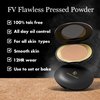 FV Setting Powder, Oil-Control, Long-Lasting, Medium Coverage Pressed Face Powder Makeup, Matte Finish for Oily, Dry & Normal Skin, Natural Beige, 0.28 Oz