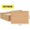 50 Pack Kraft Envelopes 4 x 6 Inch Brown Envelopes,A4 Envelopes, Card Envelopes, Kraft Paper Envelopes, Invitation Envelopes, Postcard Envelopes (Brown)