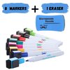 Mr. Pen- Magnetic Dry Erase Markers, 8 Pack with 1 Dry Erase Eraser, Magnet, Dry Erase Magnetic Markers, Dry Erase Pens Fine Tip, Fine Tip Dry Erase