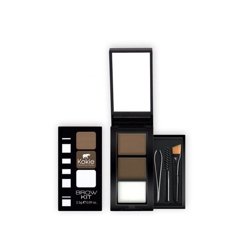 Kokie Cosmetics Brow Kit, Brunette, 0.09 Ounce