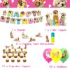 Golden Retriever Party Decorations Golden Retriever Birthday Party Supplies Includes Dog Birthday Banner Hanging Swirls Cake Topper Cupcake Toppers Balloons for Golden Retriever Birthday Decorations