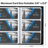 MaxGear Business Card Organizer, Portable Business Card Holder Book for Men & Women, 240 Business Cards Book Credit Card Binder Professional Business Card Holders Name Card Holder File Storage, Black