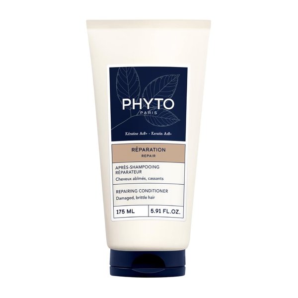 PHYTO PARIS REPAIR Restructuring Conditioner, Vegan, Silicone Free Conditioner, Repairing, Strengthening for Damaged Hair and Brittle Hair, 5.91 fl.oz.