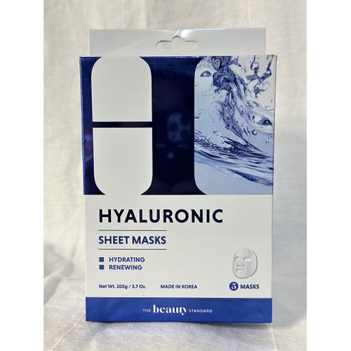 The Beauty Standard: Hyaluronic Sheet Mask - 5 Pack