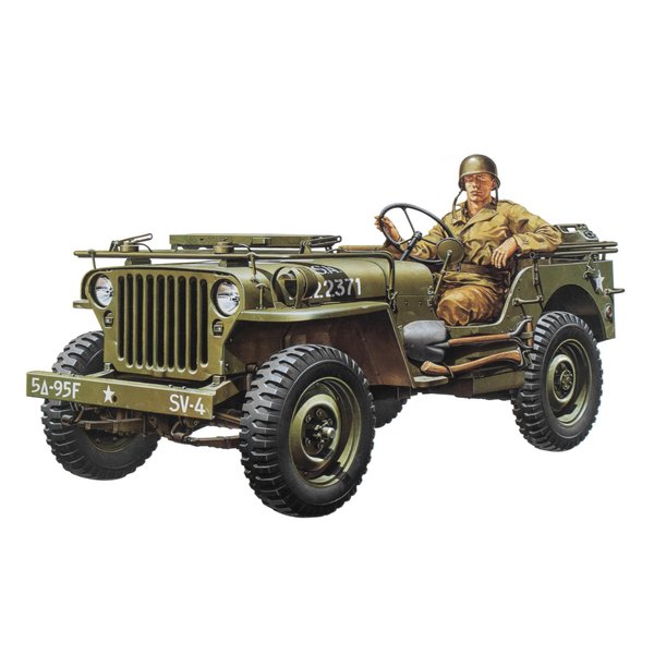 TAMIYA Jeep Willys 1/4 Ton 4X4 Hobby Model Kit for ages 168 months to 1200 months