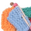 Dollhouse Wool Yarn Knitting 9 Pcs, Miniature Hand Made Wool Knitting Sweater Decoration for 1:12 Doll House Bicycleseatpost Accessories Toy