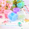 4 Pack Crystal Slime Kit with Scented DIY Slime for Girls and Boys, Super Soft, Non-Sticky Stress Relief Toy, Party Favors and Birthday Gift
