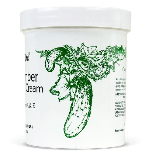 Jasmine Cucumber Massage Cream. Keep Your Face and Body Fresh and Soft with Anti-Aging Therapy Cream. Have Deeply Moisturized and Nutrition on Your Skin. Organic Cucumber Extract. [400 g / 14.1 Oz]