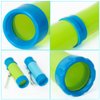 Luwint Pocket Telescope Toy for Kids, 2 Pack Portable Pirate Telescope Science Monocular Toys Retractable Spyglass Exploring Educational Toy Birthday for Boys Girls (Green/Blue)