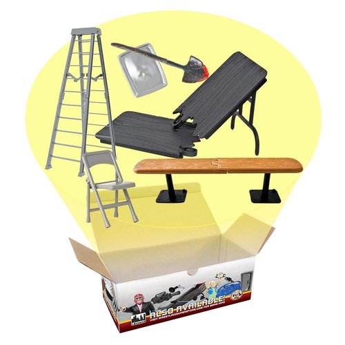 Ultimate 6 Piece Accessory Pack for Wrestling Action Figures