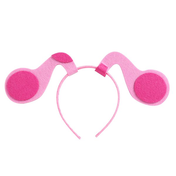 Neujiwo Blue Pink Dog Ears Headband Women Cartoon Headpiece Halloween Costume Dress up Accessories Party Animal Cosplay