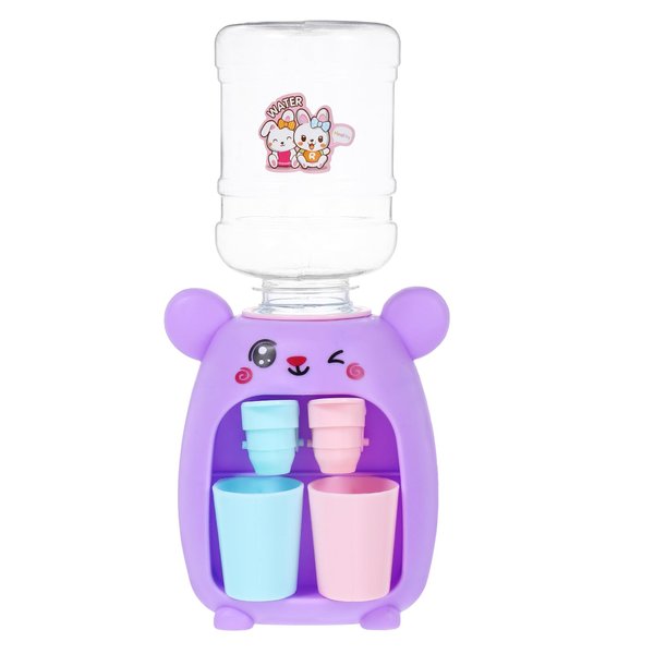 Water Dispenser Toy Mini Water Machine Toy Drink Water Machine Toy for (Purple)