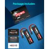 HOOVO 11.1V 3S LiPo Battery 5200mAh 60C with Tr Plug for RC Car RC Truck Airplane Helicopter Boat Car Racing RC Hobby (2 Packs