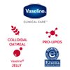 Vaseline Eczema Calming Hand & Body Cream Lotion for Dry Skin - Unscented Clinical Care Cream Body Lotion with Colloidal Oatmeal Skin Protectant, Pro-Lipids Jelly, 6.8 Oz Ea (Pack of 2)