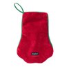 ZippyPaws Christmas Stocking Dog Toy - Plush Squeaky Holiday Dog Gifts for Small & Medium Puppy Dogs, Interactive Hide & Seek Stocking Stuffers for Pets - Red Paw