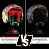 LIGHTAILING Led Lighting Kit for Lego- 75327 Luke-Skywalker (Red Five) Helmet Building Blocks Model - LED Light Set Compatible with Lego Model(Not Include Lego Model)
