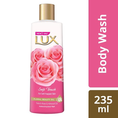 Lux Soft Touch Silk Essence & Rose Infusion Moisturising Body Wash, 240ml