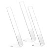 3pcs Clear Acrylic Hair Clip Display Stand L-Shaped Hairpin Display Holder Hairpin Holder Hair Clip Organizer Stand Holder Accessories for Girls Women