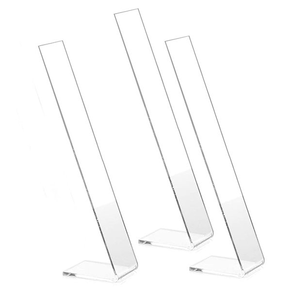 3pcs Clear Acrylic Hair Clip Display Stand L-Shaped Hairpin Display Holder Hairpin Holder Hair Clip Organizer Stand Holder Accessories for Girls Women