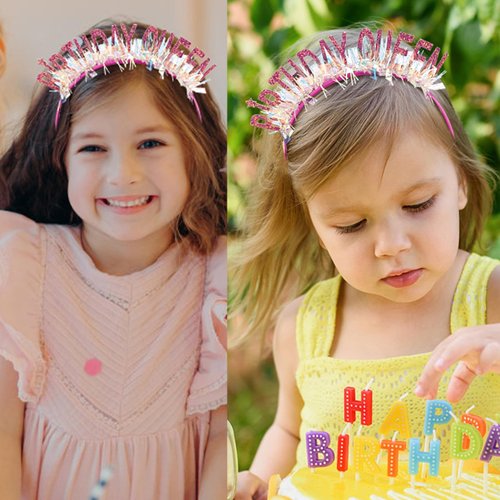 Canitor Birthday Queen Birthday Headband for Women Girls Birthday Crown Birthday Headband Birthday Girl Headband Birthday Tiara Happy Birthday Party Decorations Birthday Gifts