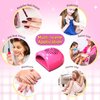 AIRSEE Nail Fan Dryer for Regular Nail Polish - Portable Nail Dryer, Mini Nail Polish Dryer, Quick Dry for Regular Polish - Perfect Birthday, Christmas, Party Gift for Girls, Battery Operated