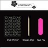 Purple Press on Nails Medium Coffin Fake Nails Butterfly False Nails with Glitter Rhinestone Design Stick on Nails Glossy Acrylic Glue on Nails Artificial Nails for Women Girls Manicure 24PCS