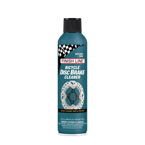Finish Line Bicycle Disc Brake Cleaner Aerosol, 10 oz, Gray