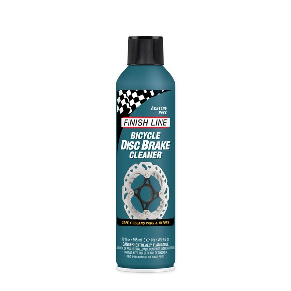 Finish Line Bicycle Disc Brake Cleaner Aerosol, 10 oz, Gray