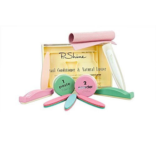 P-SHINE Japanese Manicure Set - Powder Nail Kit - Nail Strengthener For Damaged Nails - Professional Nail Kit - Nail Plate Care - Nail Repair For Damaged Nails - Nail Strengthener And Growth