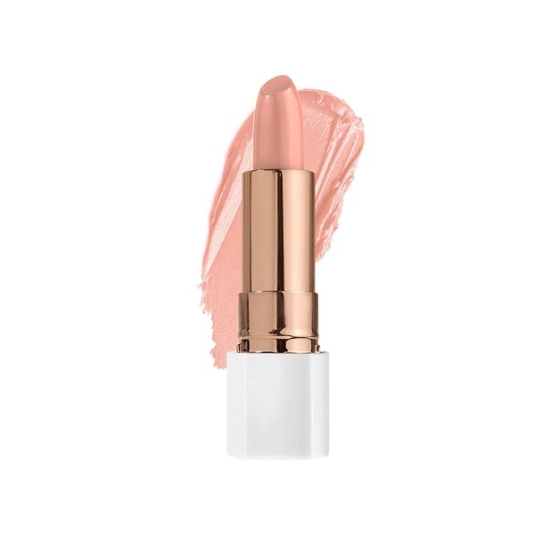 Flower Beauty Petal Pout Lipstick - Cruelty Free - Nourishing & Highly Pigmented Lip Color with Antioxidants (Bare Pout - Cream)