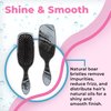 Wet Brush Shine Enhancer Hair Brush, Terrain Texture Gravel - Ultra-soft IntelliFlex Bristles - Natural Boar Bristles Leave Hair Shiny And Smooth For All Hair Types